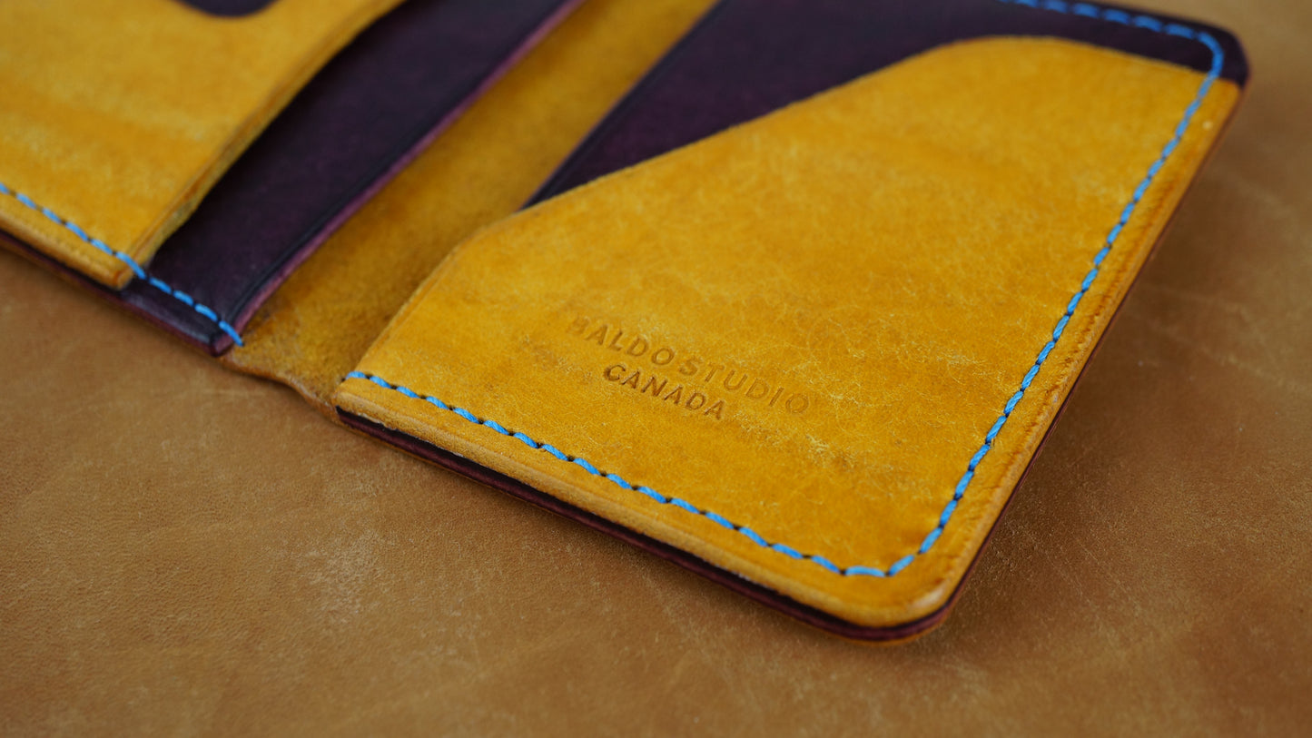 Four Pocket Pueblo Leather Slim Wallet