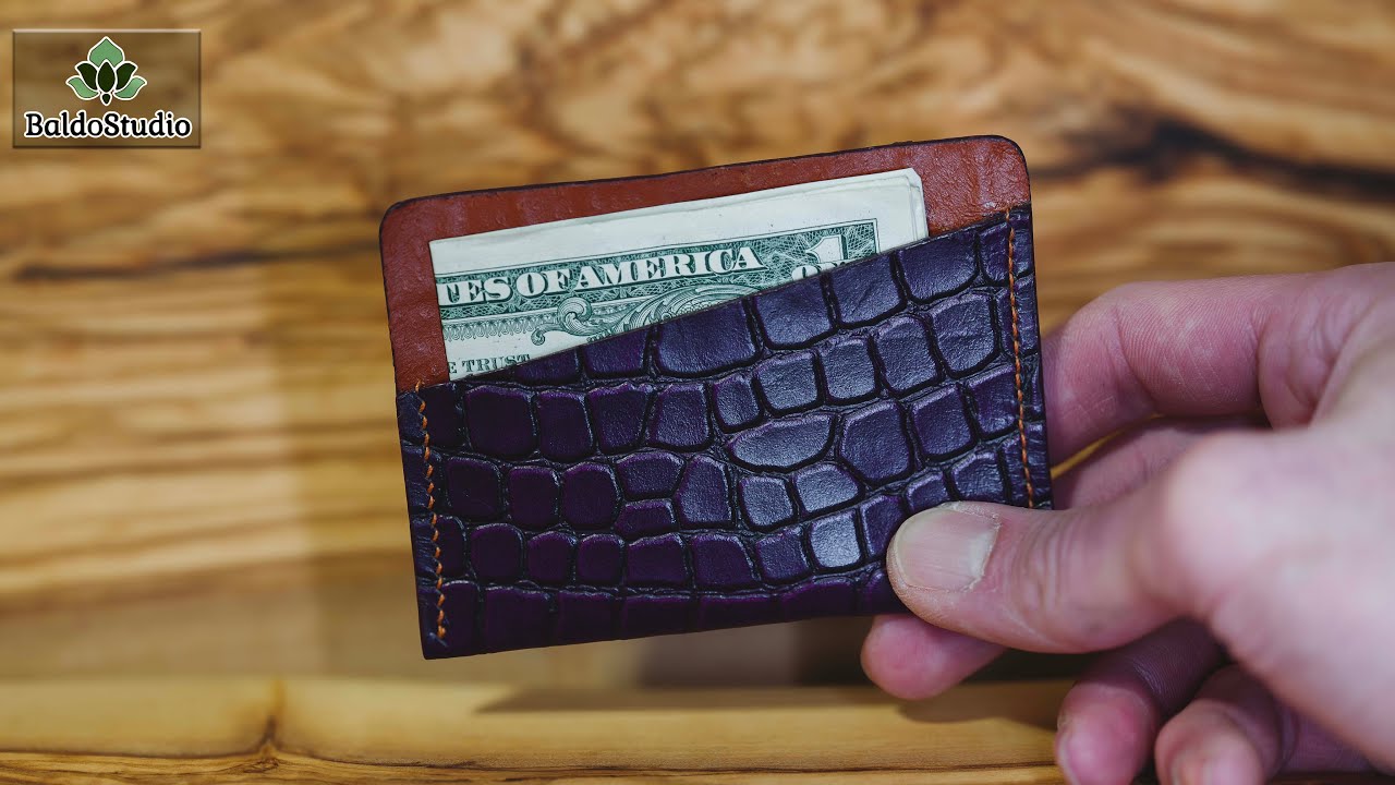 FREE Slim Leather Wallet Pattern